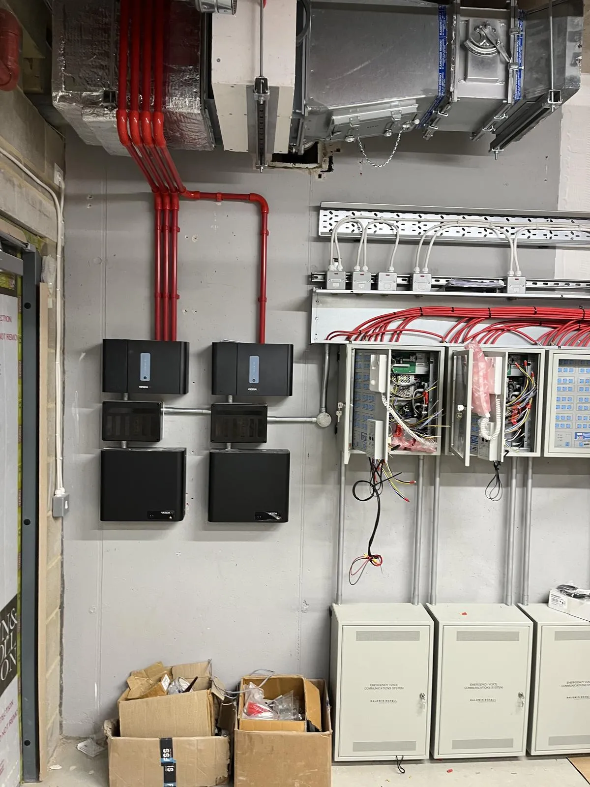 VESDA and Baldwin Boxall EVCS commissioned by Faith Systems